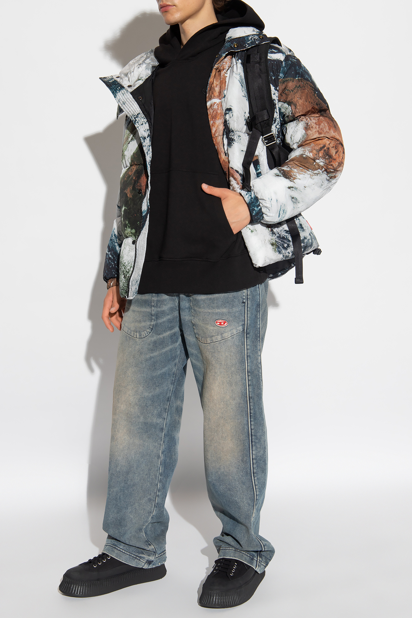 パーカー・フーディ DIESEL S-Macs-Hood-Megoval-D 国内発】DIESEL S-Macs-Hood-Megoval-D フーディ